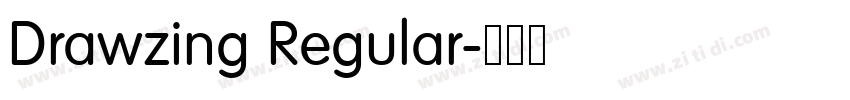 Drawzing Regular字体转换 Drawzing Regular字体转换